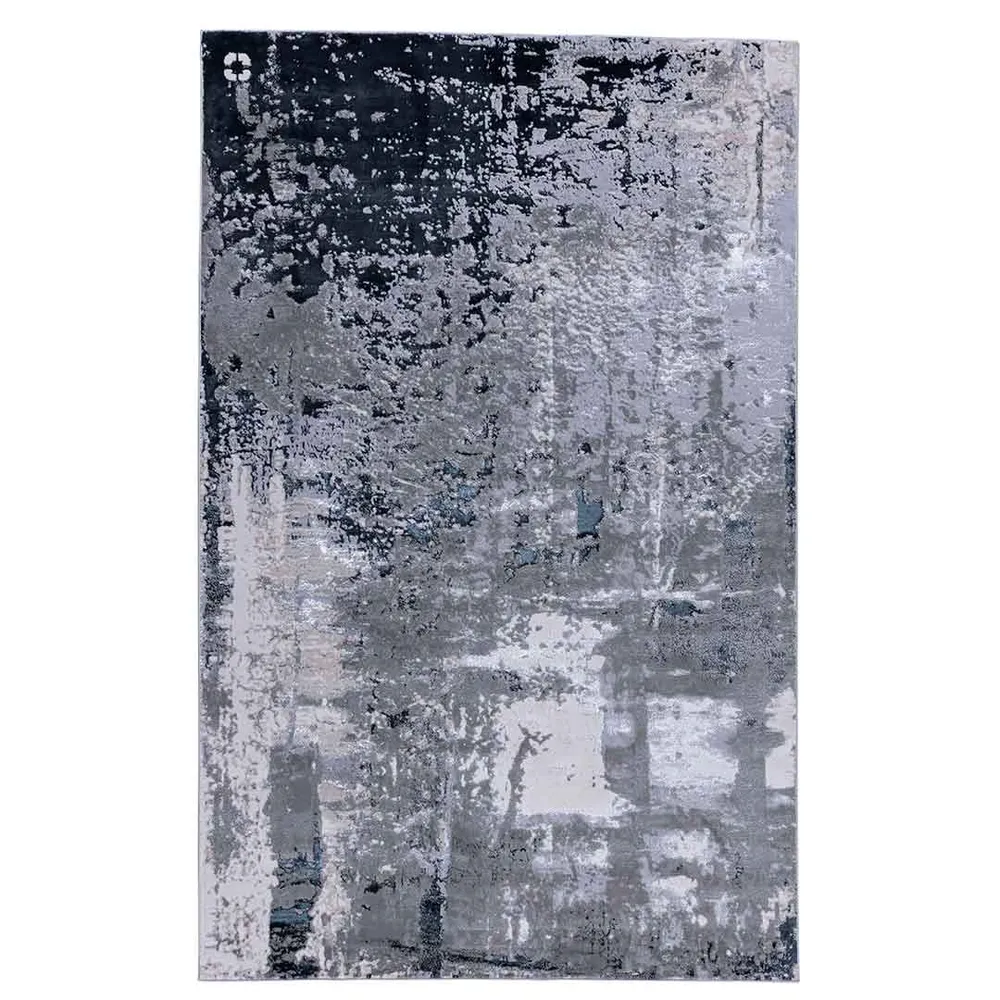 Tapete Decorativo Nela 1004C Negro / Azul – Abstracto · Interior 152x244cm FEIZY
