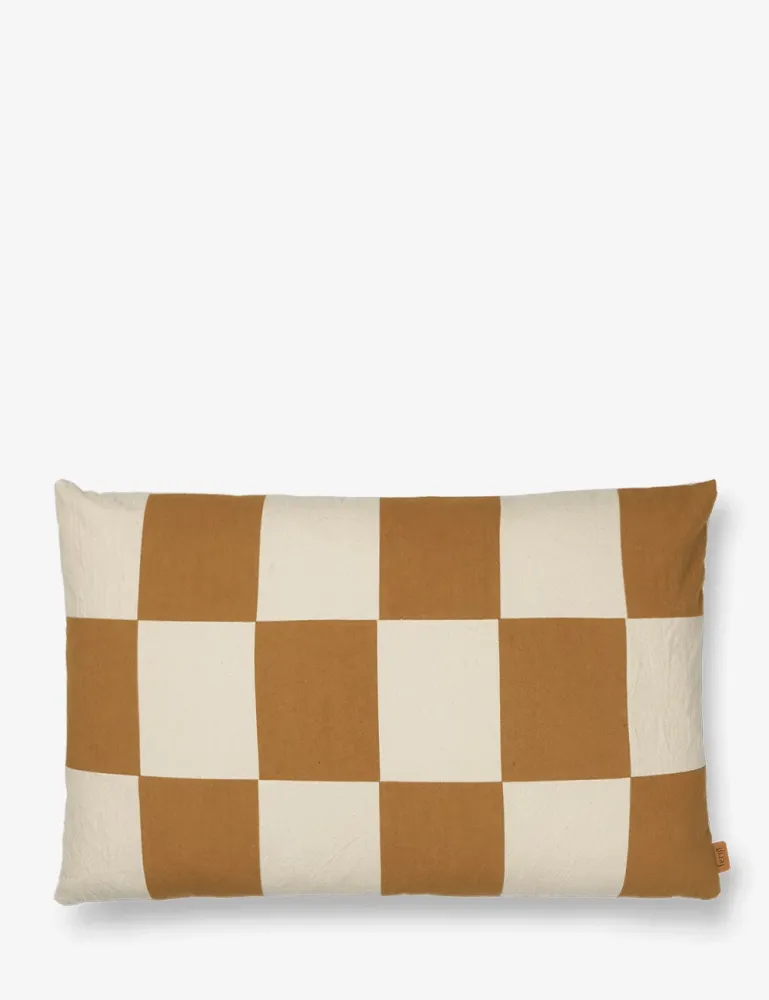 fold patchwork cushion sugar kelp Ferm Living