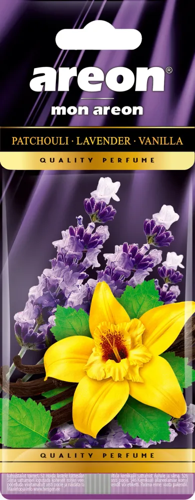AROMATIZANTE MON AREON PATCHOULI LAVENDER AKSI FERRETERÍA WITZI