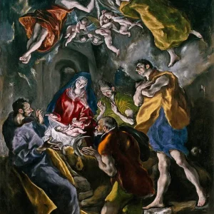 Adoración de los pastores (El Greco) Fine Artic