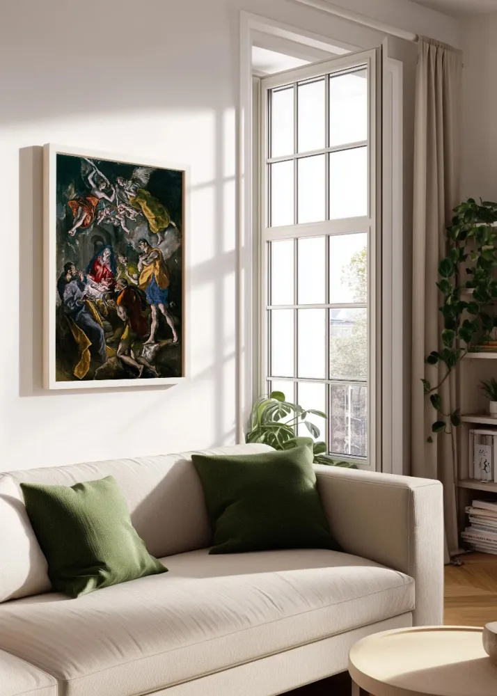 Adoración de los pastores (El Greco) Fine Artic