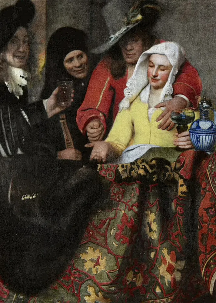 La alcahueta (Johannes Vermeer) Fine Artic