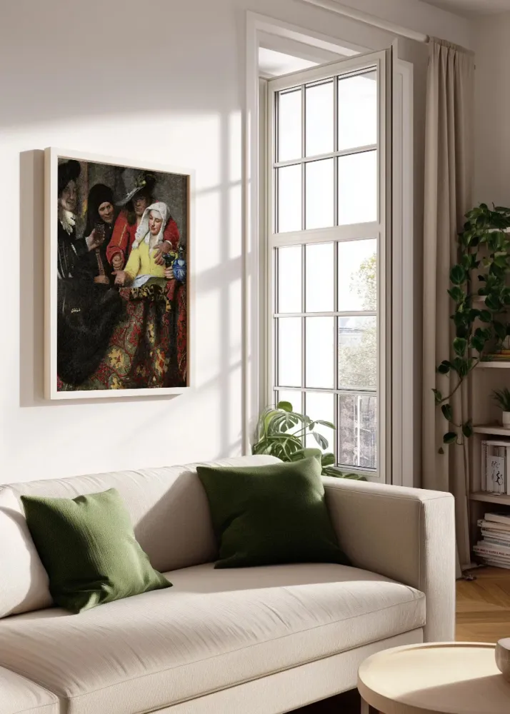La alcahueta (Johannes Vermeer) Fine Artic