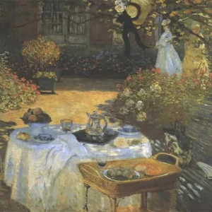 Almuerzo en el jardín de Monet en Argenteuil Fine Artic