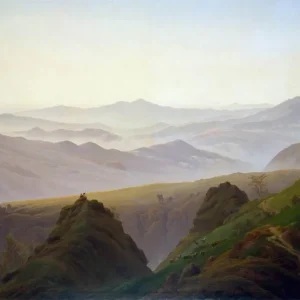 Amanecer en la montañ (Friedrich) Fine Artic