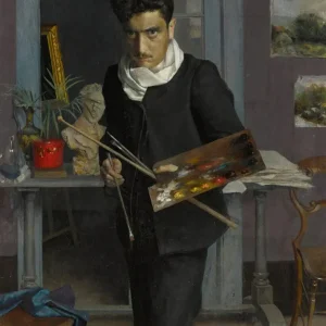 Autorretrato de Julio Romero de Torres Fine Artic