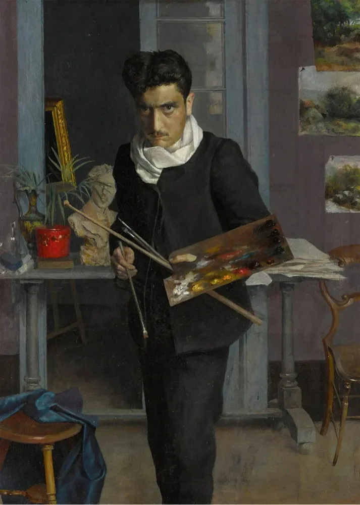 Autorretrato de Julio Romero de Torres Fine Artic