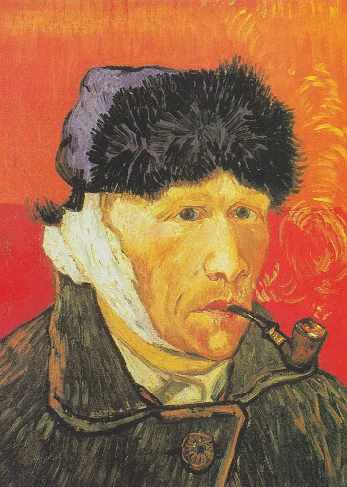 Autorretrato de Van Gogh con la oreja vendada Fine Artic