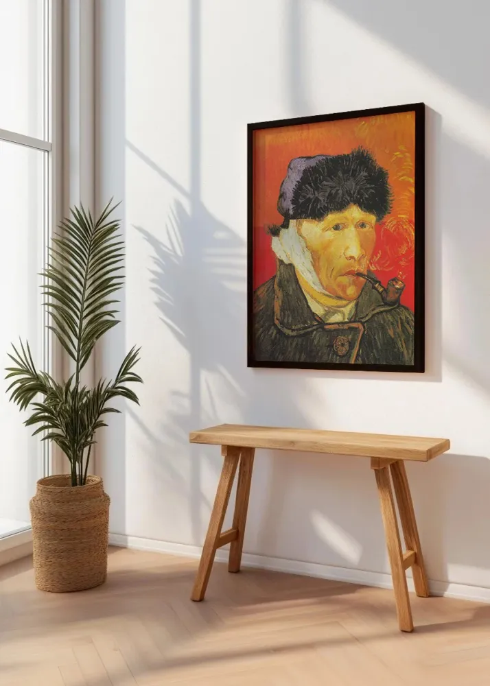 Autorretrato de Van Gogh con la oreja vendada Fine Artic
