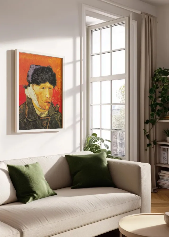 Autorretrato de Van Gogh con la oreja vendada Fine Artic