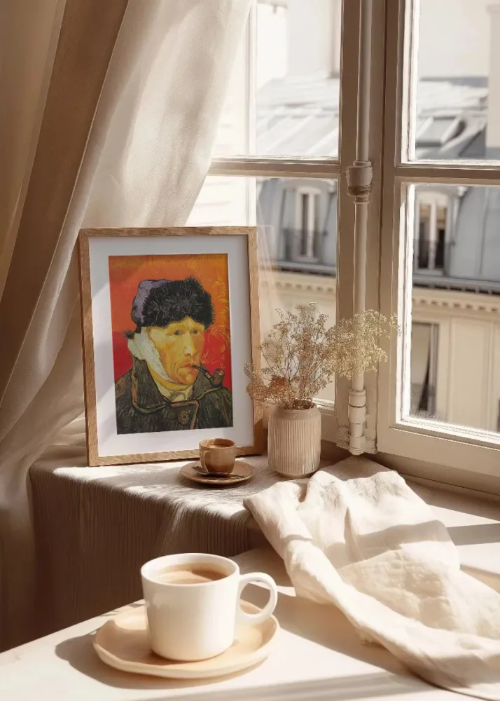 Autorretrato de Van Gogh con la oreja vendada Fine Artic