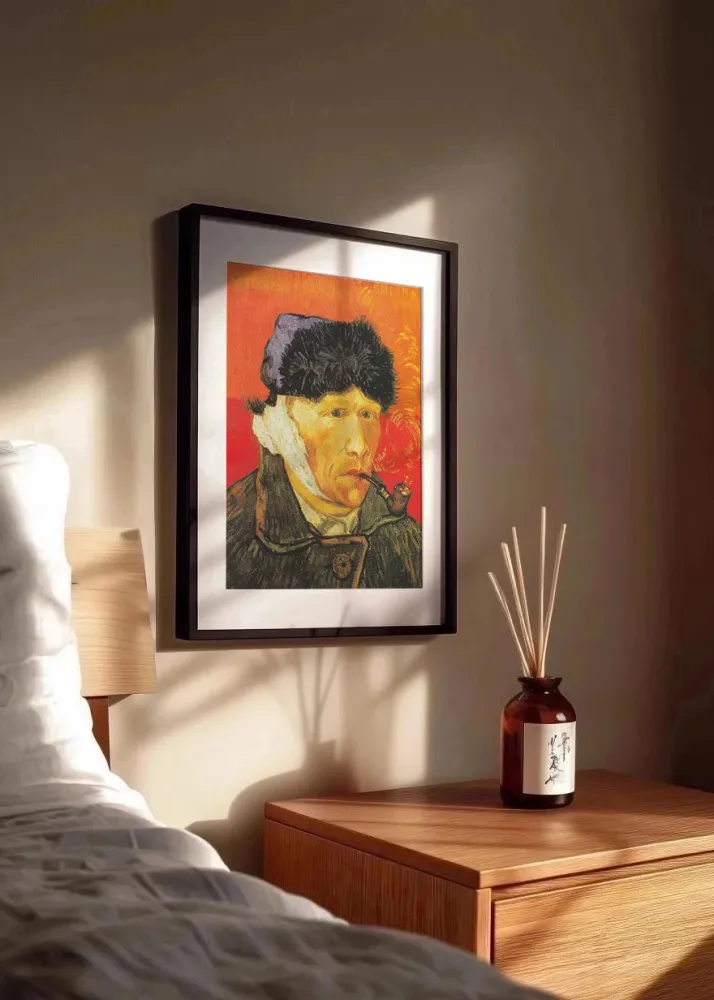 Autorretrato de Van Gogh con la oreja vendada Fine Artic