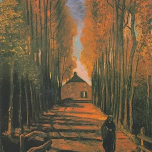Avenida de álamos en otoño (Van Gogh) Fine Artic
