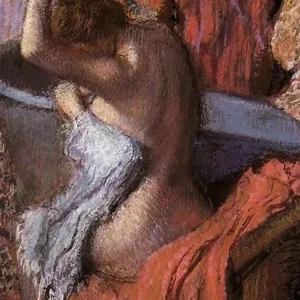 Bañista secándose (Edgar Degas) Fine Artic