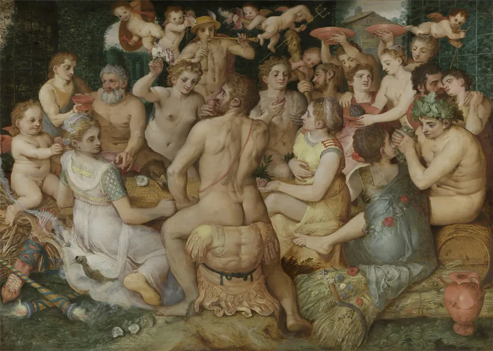 Banquete de los dioses (Frans Floris) Fine Artic