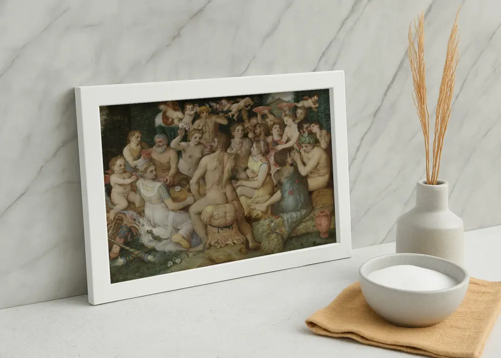 Banquete de los dioses (Frans Floris) Fine Artic