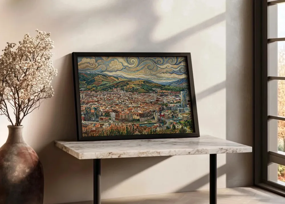 Bilbao desde el Mirador de Artxanda - Art Nouveau Fine Artic