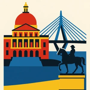 Boston Poster Bauhaus Fine Artic
