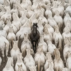 Caballo negro - Oveja negra Fine Artic