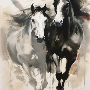 Carrera de caballos I Fine Artic