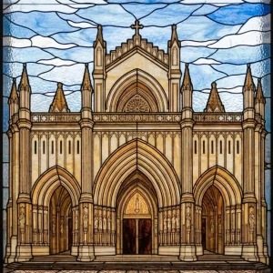 Catedral de Marí Inmaculada de Vitoria - Vidriera Fine Artic