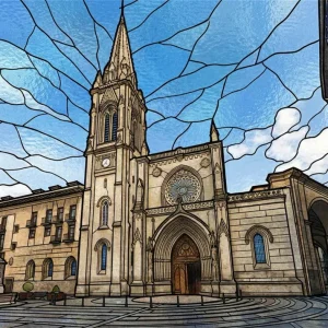 Catedral de Santiago en Bilbao - Vidriera Fine Artic