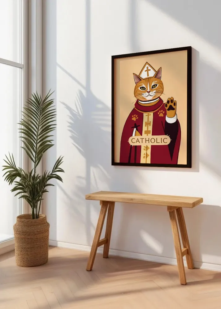 Catholic Cat Fine Artic