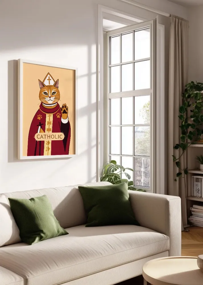 Catholic Cat Fine Artic