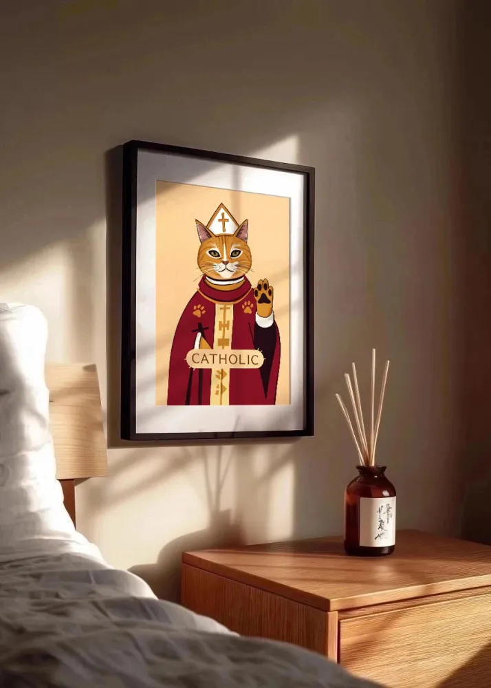 Catholic Cat Fine Artic
