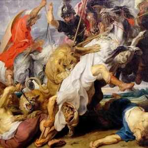 La caza del león (Rubens) Fine Artic