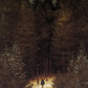 El cazador en el bosque (Friedrich) Fine Artic