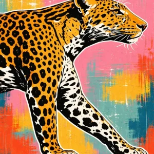 Cazador estilo colorido Fine Artic