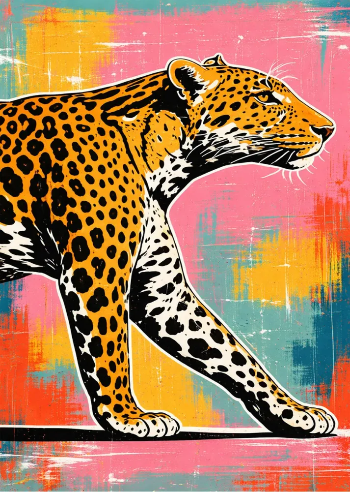 Cazador estilo colorido Fine Artic