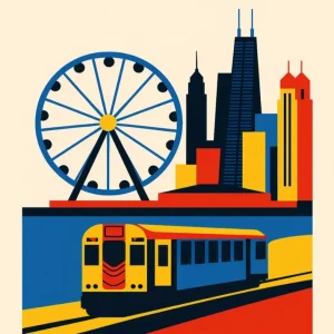 Chicago Poster Bauhaus Fine Artic