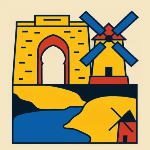 Ciudad Real Poster Bauhaus Fine Artic