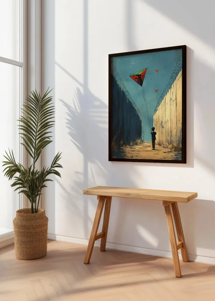 La cometa de Banksy Fine Artic