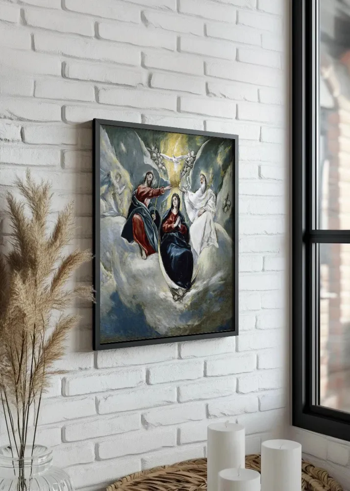 La coronación de la Virgen (El Greco) Fine Artic