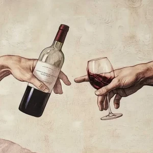 Creación de Adán con Vino Fine Artic