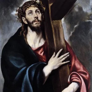 Cristo abrazado la cruz (El Greco) Fine Artic