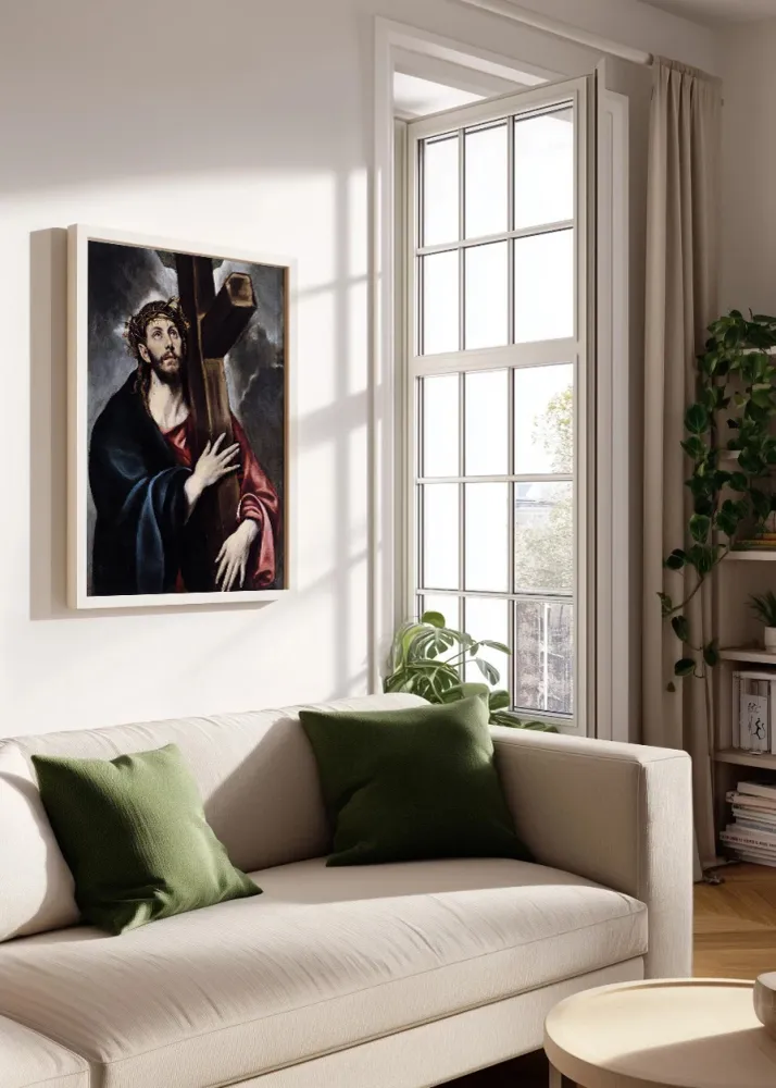 Cristo abrazado la cruz (El Greco) Fine Artic