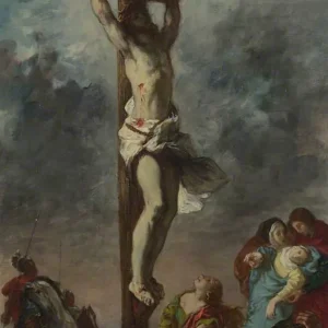 Crucifixión de Jesús (Eugene Delacroix) Fine Artic