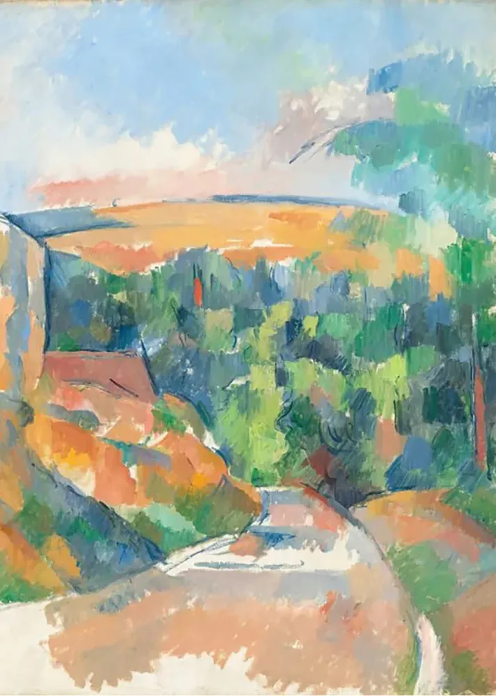 Curva en el camino (Cezanne) Fine Artic