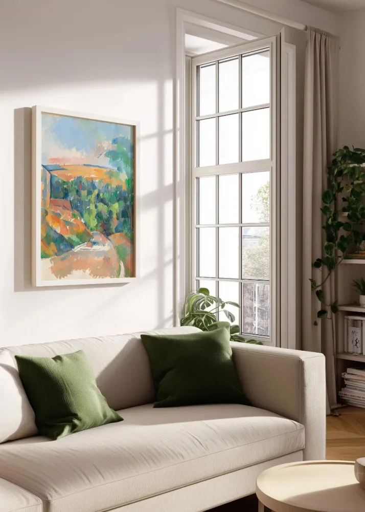 Curva en el camino (Cezanne) Fine Artic