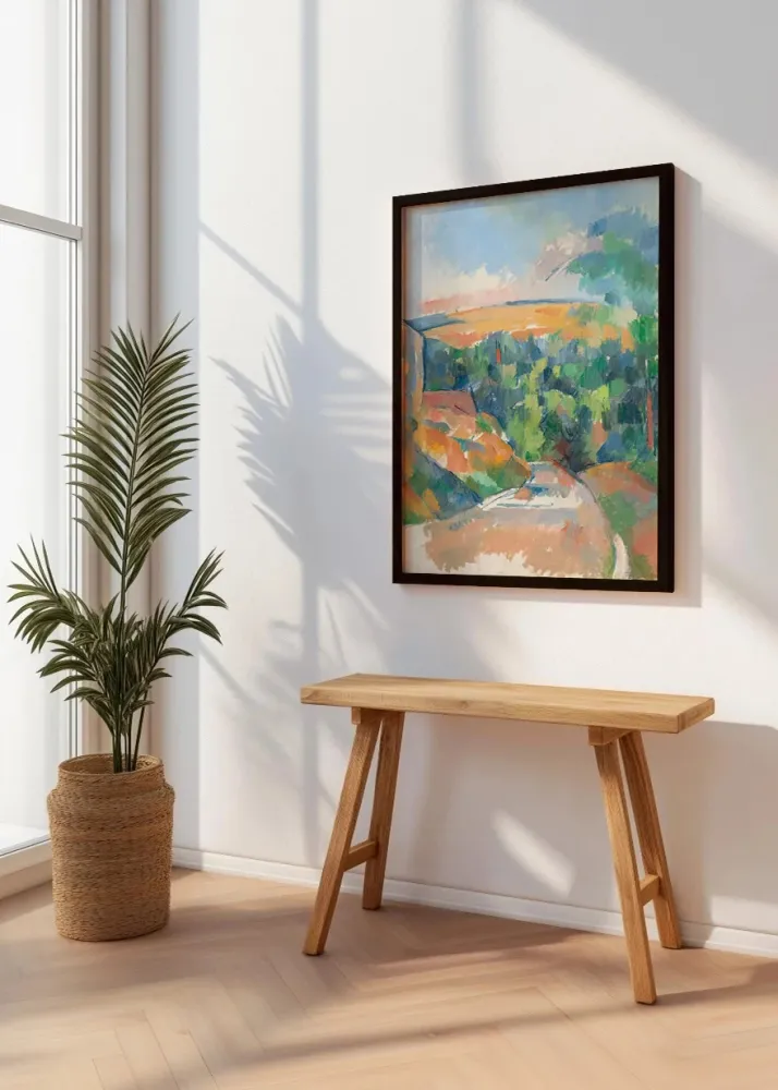 Curva en el camino (Cezanne) Fine Artic