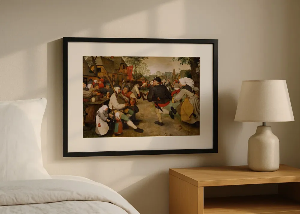 La danza campesina (Pieter Brueghel el Viejo) Fine Artic