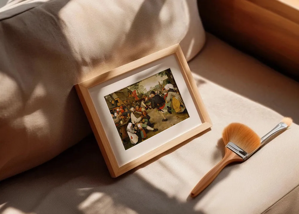 La danza campesina (Pieter Brueghel el Viejo) Fine Artic