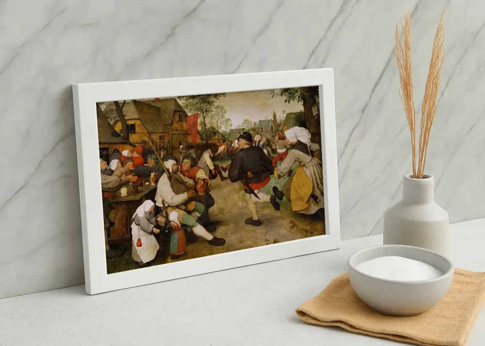 La danza campesina (Pieter Brueghel el Viejo) Fine Artic