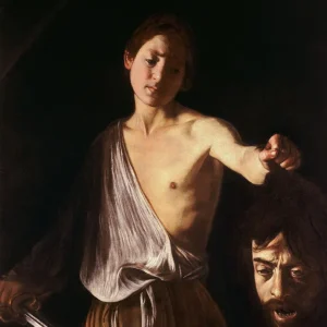David con la cabeza de Goliat (Caravaggio) Fine Artic