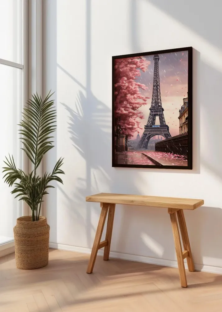 Eiffel Tower from behind Fine Artic