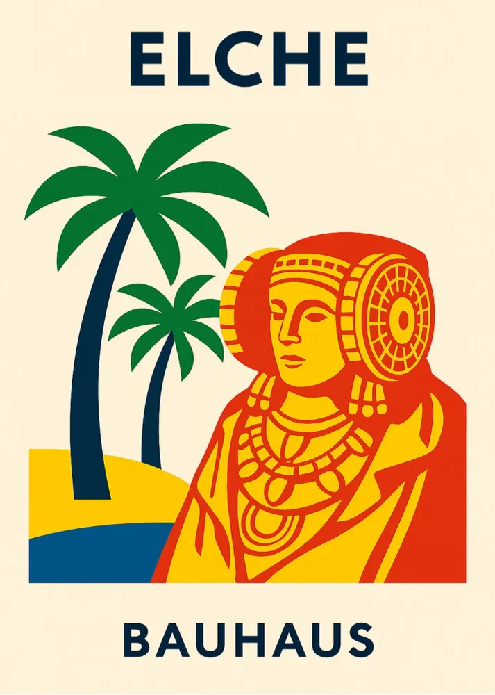 Elche Poster Bauhaus Fine Artic